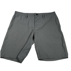 Zella‎ Athletic Torrey Golf Shorts Lightweight Stretch Performance Gray 38 Nwot